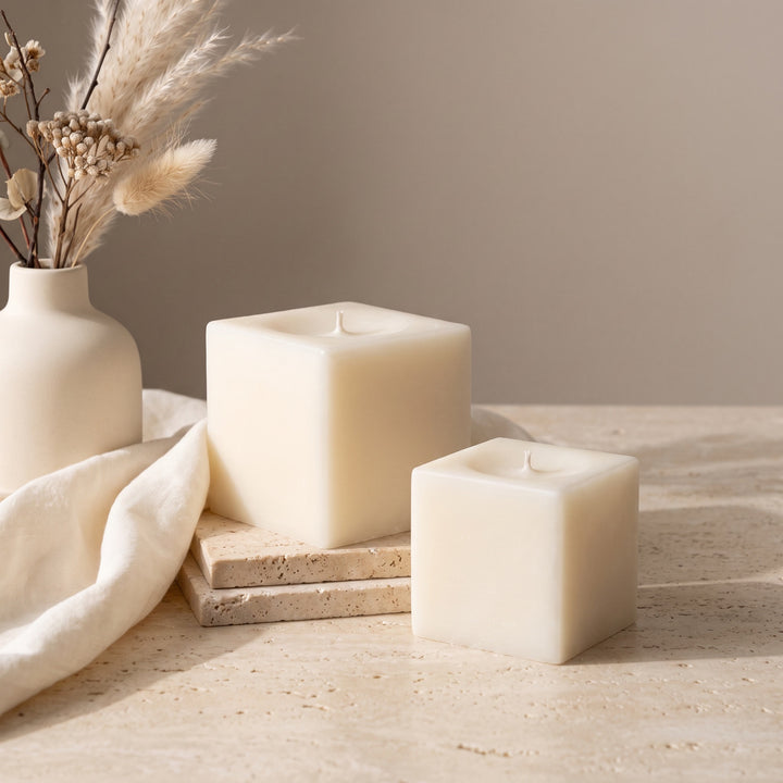 Cube No. 2 — Sculptural Candle
